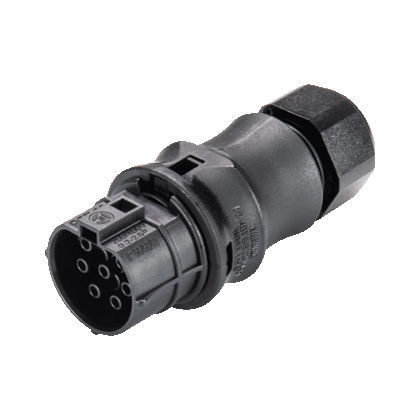 Conector de alimentación eléctrica - RST® CLASSIC - WIELAND ELECTRIC - DIN / redondo / 4 polos