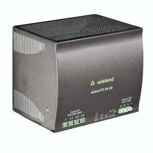 Alimentación eléctrica en riel DIN - wipos - WIELAND ELECTRIC - AC/DC / de salida simple / conmutada