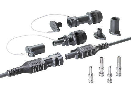 Conector de alimentación eléctrica - gesis® PST - WIELAND ELECTRIC - circular / de bayoneta / para aplicaciones fotovoltaicas