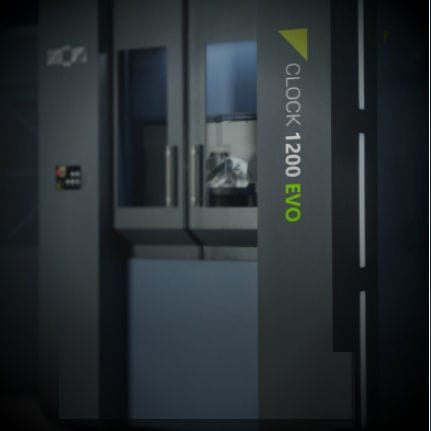 Centro de mecanizado 5 ejes - CLOCK 1200 EVO - MCM Machining Centers Manufacturing - 4 ejes / vertical / con mesa rotativa abatible