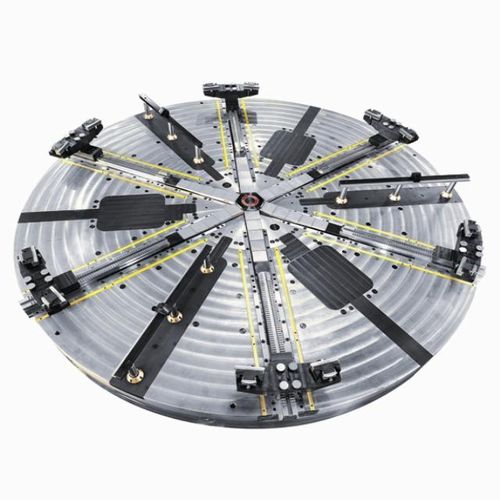 Mandril de torno automático - GD-EL 2+ 2+2 - ROTOMORS - 6 mordazas / sin paso central / para mecanizado