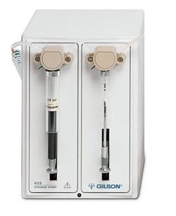 Bomba de jeringa - 1 µl - 25 ml | 402 series - Gilson international - para productos agroalimentarios / con motor paso a paso / industrial