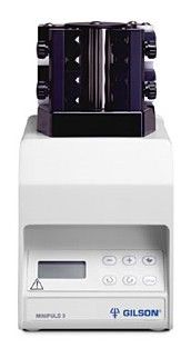 Bomba peristáltica - Minipuls 3 - Gilson international - para productos químicos / con motor paso a paso / industrial