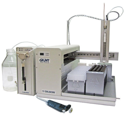 Estación de manutención de líquido de laboratorio - 1 µl - 5 ml | GX-241 - Gilson international