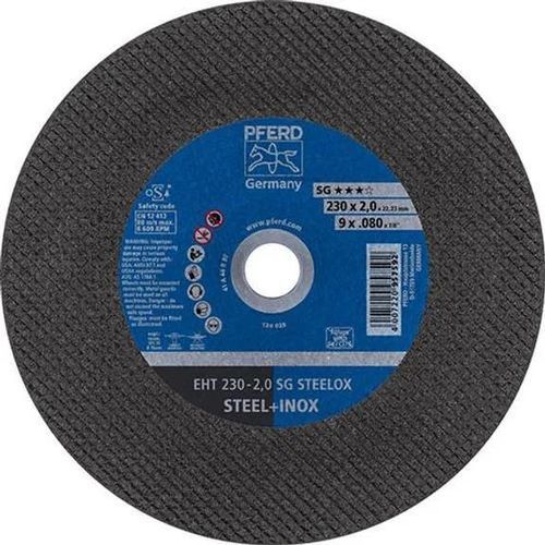 Disco tronzador para chapas - EHT 230-2,0 SG STEELOX - PFERD - para acero / para acero inoxidable / fino
