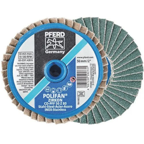 Disco de láminas de acabado - CD PFF 75 Z 40 - PFERD - de óxido de circonio