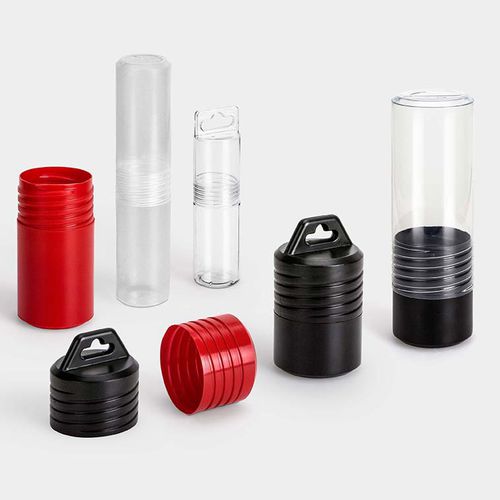 Tubo de embalaje redondo - ScrewPack - rose plastic - de plástico