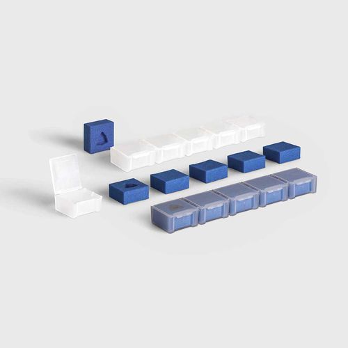 Embalaje de plástico - InsertSplitBox - rose plastic - para plaquita de corte