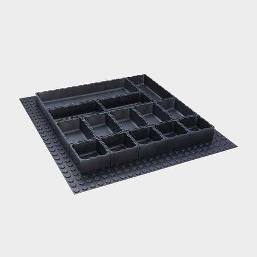 Organizador de cajón de materiales plásticos - AQURADO® - rose plastic - modulable