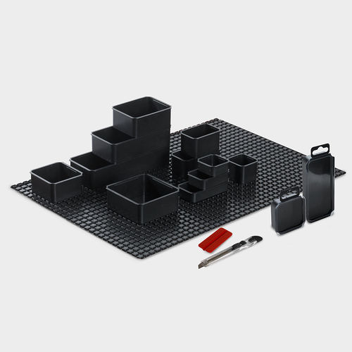 Organizador de cajón modulable - StorePack - rose plastic - de materiales plásticos