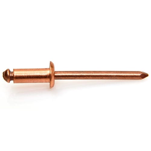 Remache remachable - CU TRS - DEGOMETAL - de cabeza abombada / de cobre