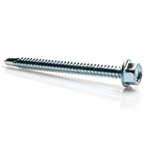 Tornillo de cabeza hexagonal - TH  - DEGOMETAL - de acero zincado / autoperforante