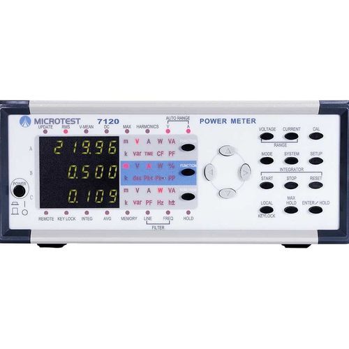 Dispositivo de medición de potencia monofásico - 7120 - Microtest Corporation - DC