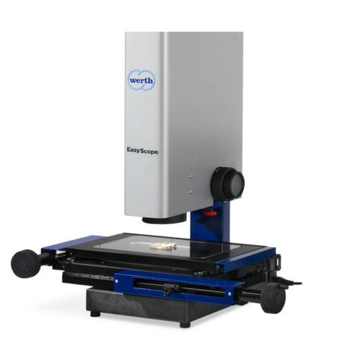 Máquina de medición de coordenadas con control manual - EasyScope®  - WERTH MESSTECHNIK - de cuello de cisne / de sensor múltiple / óptica