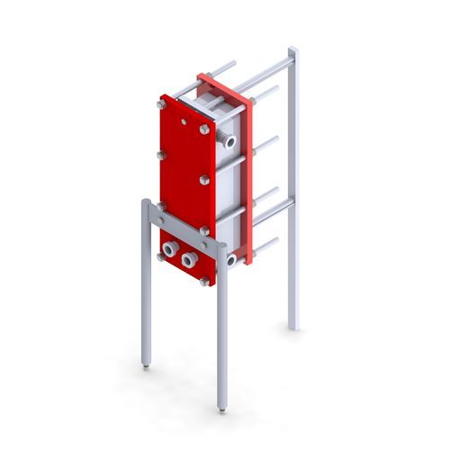 Intercambiador de calor de placas - FISCHER Maschinen- und Apparatebau GmbH - líquido-líquido / de acero inoxidable / compacto