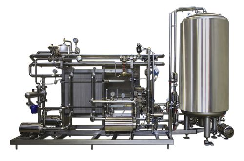 Pasteurizador de vapor - FISCHER Maschinen- und Apparatebau GmbH - para cerveza / para intercambiador de calor / automático