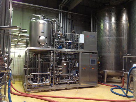 Pasteurizador para zumo de frutas - FISCHER Maschinen- und Apparatebau GmbH - automático / manual / flexible