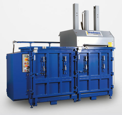 Prensa de balas para cartón - MK 1100 - Strautmann Umwelttechnik - para films / de latas / para botellas