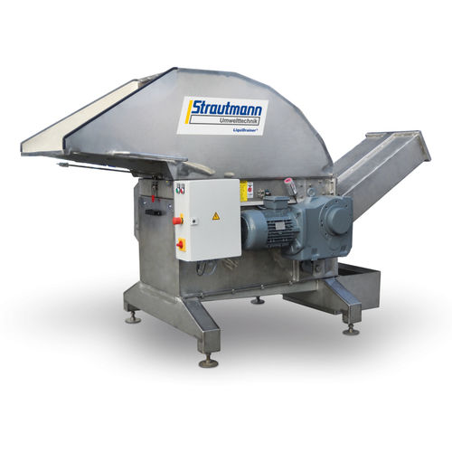 Destrozador de 1 eje - LiquiDrainer® - Strautmann Umwelttechnik - para botellas PET / compacto