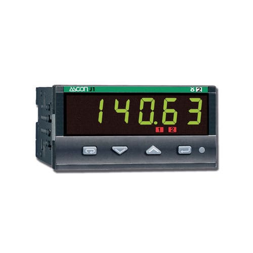 Indicador de proceso - J1 - ASCON TECNOLOGIC - universal / de 5 dígitos / para montaje sobre panel