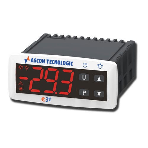 Controlador de temperatura con indicador digital - E31 - ASCON TECNOLOGIC - IP65 / de refrigeración