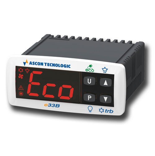 Controlador de temperatura digital - E33B - ASCON TECNOLOGIC - programable / IP65 / de calor