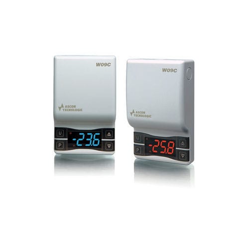 Termostato NTC - W09C - ASCON TECNOLOGIC - relé / de pared / con sonda de temperatura