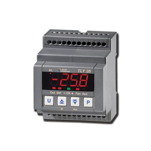 Controlador de temperatura digital - TLY35 - ASCON TECNOLOGIC - con pantalla LCD / programable / de calor
