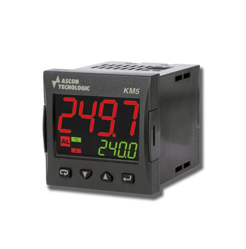 Regulador de temperatura programable - KM5 - ASCON TECNOLOGIC - doble visualizador led / PID / UL