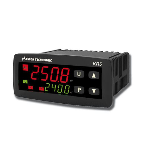 Regulador de temperatura doble visualizador led - KR5 - ASCON TECNOLOGIC - PID / programable / UL