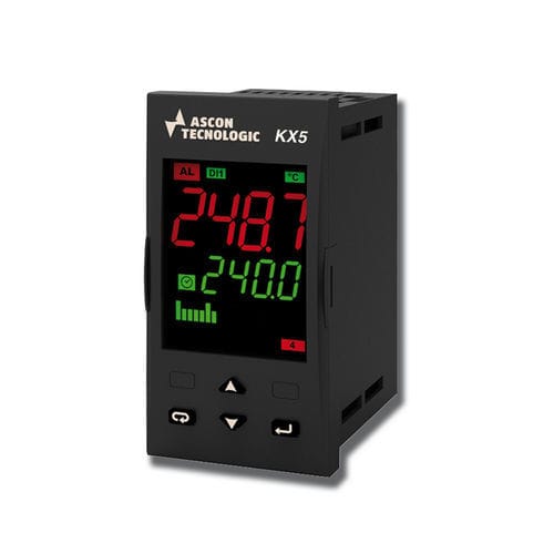 Regulador de temperatura digital - KX5 - ASCON TECNOLOGIC - doble visualizador led / PID / programable
