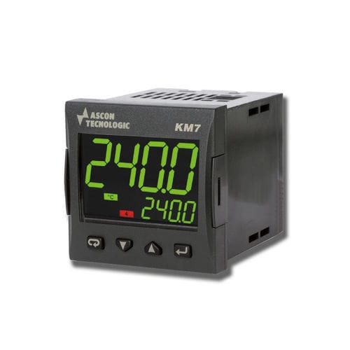 Controlador de temperatura doble visualizador led - KM7 - ASCON TECNOLOGIC - PID / programable / UL