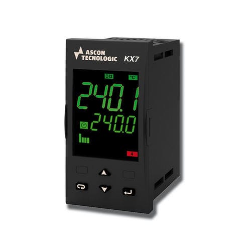 Controlador de temperatura doble visualizador led - KX7 - ASCON TECNOLOGIC - PID / programable / UL