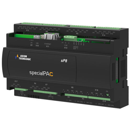 Autómata programable entradas digitales - sP8 - ASCON TECNOLOGIC - salidas digitales / por red Ethernet / RS485