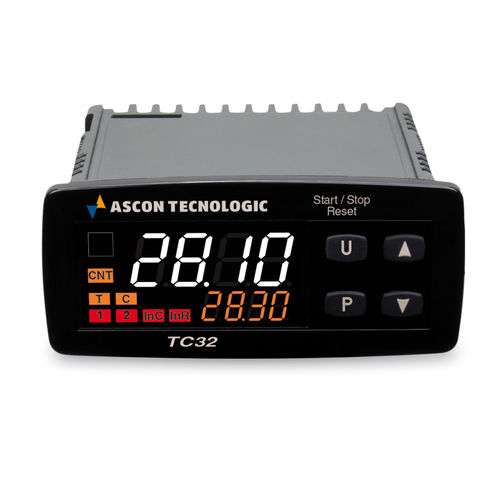 Indicador y controlador digital - TC32 - ASCON TECNOLOGIC - de potencia / de tiempo / para montaje sobre panel