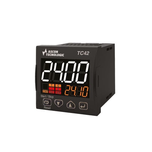 Indicador y controlador digital - TC42 - ASCON TECNOLOGIC - de potencia / de tiempo / para montaje sobre panel