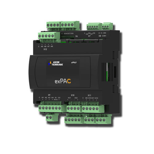 Módulo de extensión para relé - xP4 - ASCON TECNOLOGIC - E/S / 8 salidas de relé / entradas digitales