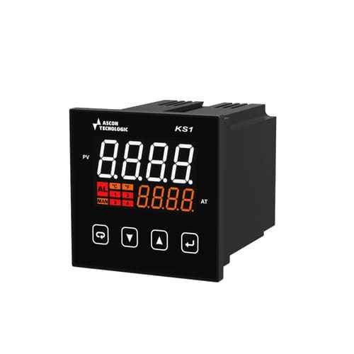 Controlador de temperatura digital - KS1 - ASCON TECNOLOGIC - PID / para horno de cocción / montado en panel
