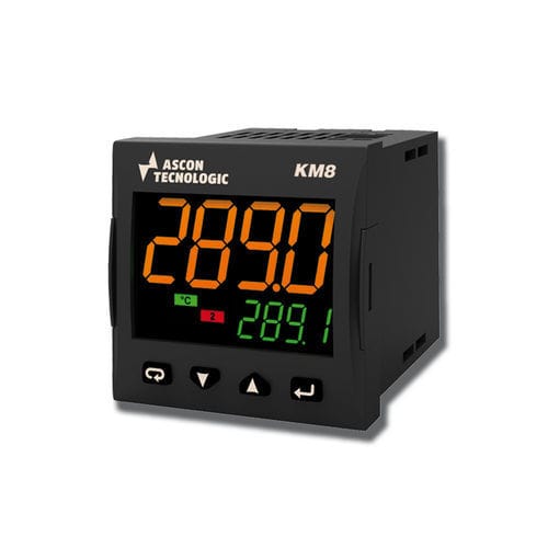Controlador de temperatura con indicador digital - KM8 - ASCON TECNOLOGIC - UL / IP65 / montado en panel