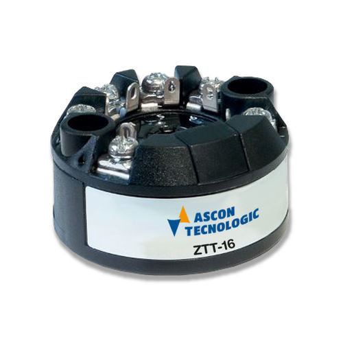 Transmisor de temperatura en cabeza de sonda - ZTT-16 - ASCON TECNOLOGIC - Pt100 / Pt1000 / Pt500
