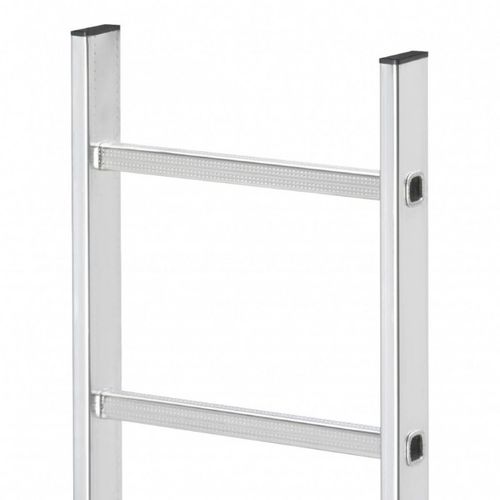 Escalera de aluminio - 6050021  - Hailo Professional - simple / móvil / de cubierta