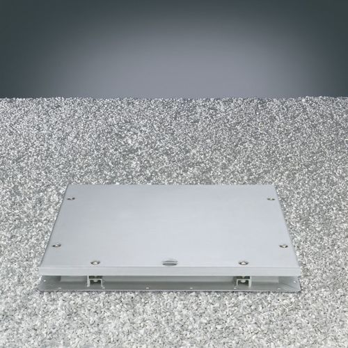 Paso de hombre de acero inoxidable - HS5 - Hailo Professional - rectangular
