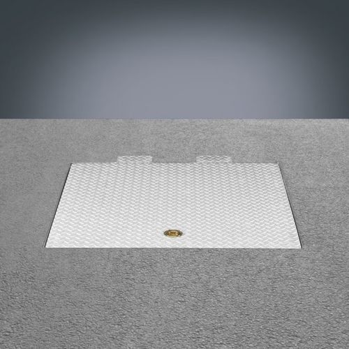 Paso de hombre de acero inoxidable - HS8  - Hailo Professional - rectangular