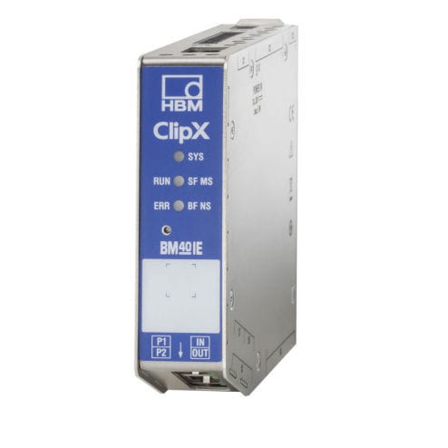 Acondicionador de señal multivías - ClipX - HBM Test and Measurement - modular / de una vía / en riel DIN