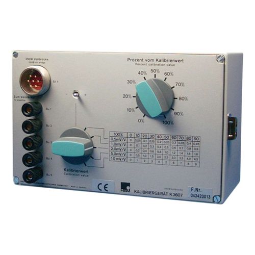 Calibrador de señal - K3607  - HBM Test and Measurement - para amplificador de galga extensométrica / de alta precisión / para calibración de referencia