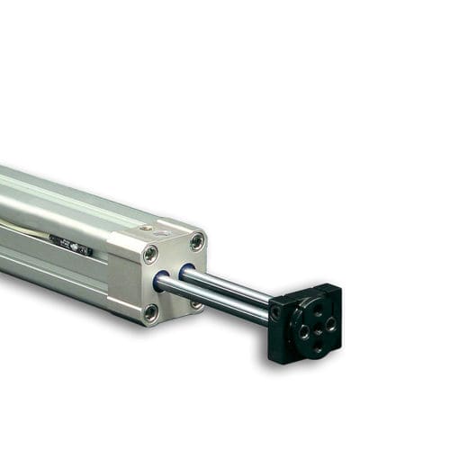 Cilindro neumático - T series - Farbo - de pistón magnético / con varilla doble / de aluminio