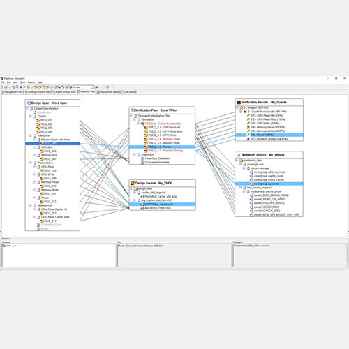 Software de gestión - ReqTracer - SIEMENS EDA - de análisis / de desarollo / para prueba