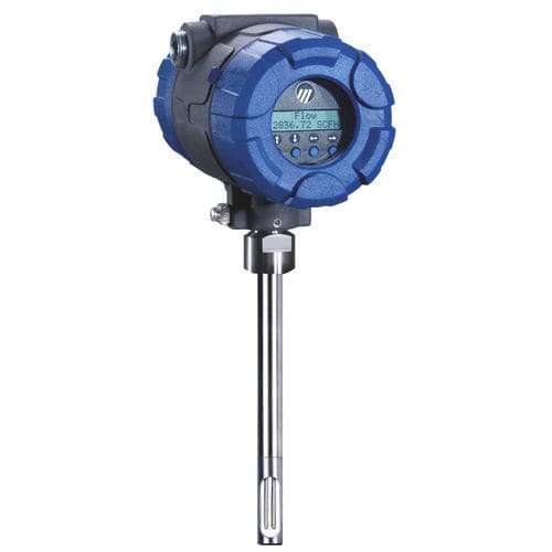 Sensor de caudal térmico - Thermatel® TA2 - Magnetrol - AMETEK - másico / de gas / compacto