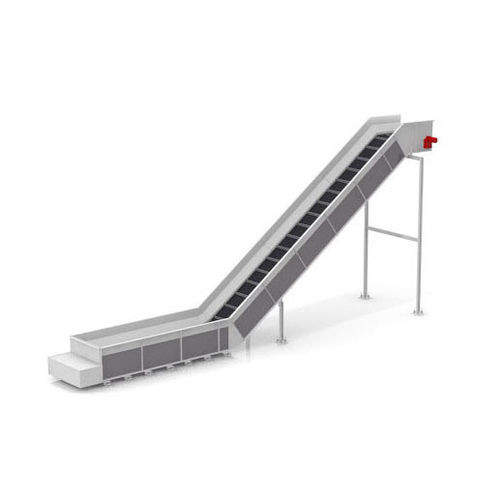 Transportador con rampa - KGF - Vecoplan - horizontal / de transporte / de cadenas