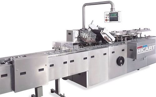 Estuchadora horizontal - HICART PLUS series - ACG Worldwide - para el sector médico / para la industria farmacéutica / de alta velocidad